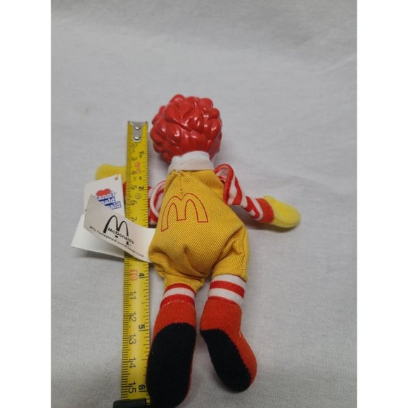 McDonald’s 2002 Ronald McDonald Plush Toy 6" Finger Puppet - Picture 5 of 6
